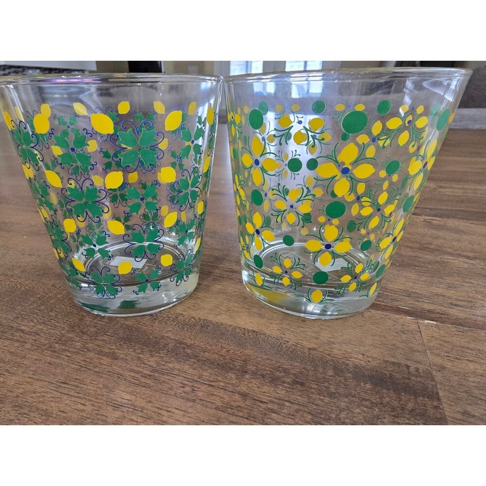 Pallini Roma Limoncello 12oz Glass Tumbler Set of 2